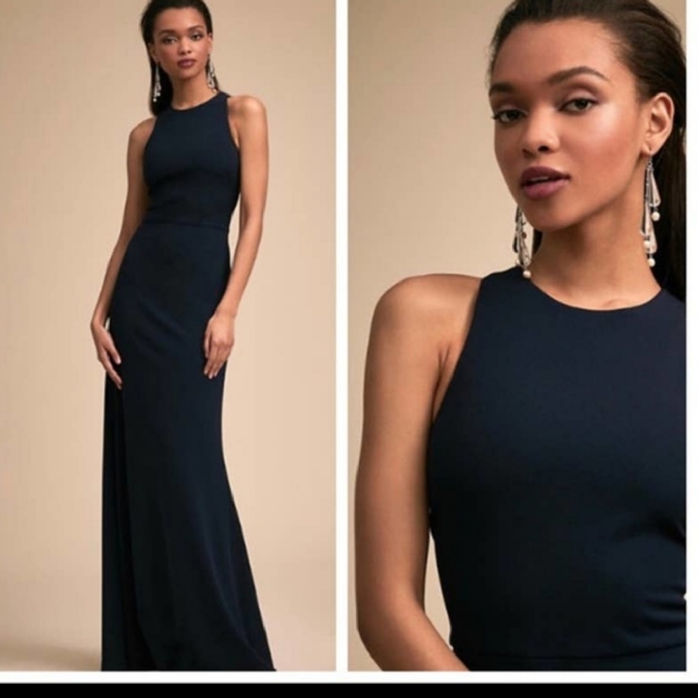 BHLDN Klara Gown Navy Size 6